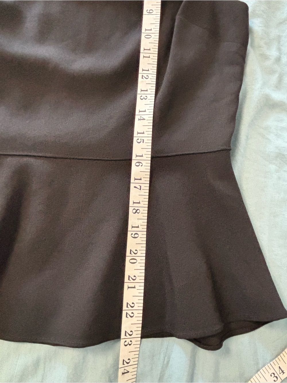 Cynthia Steffe Black Sleeveless Peplum Top - Picture 6 of 6
